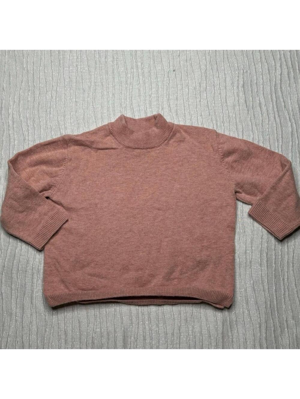Zara baby girl pink knit seater